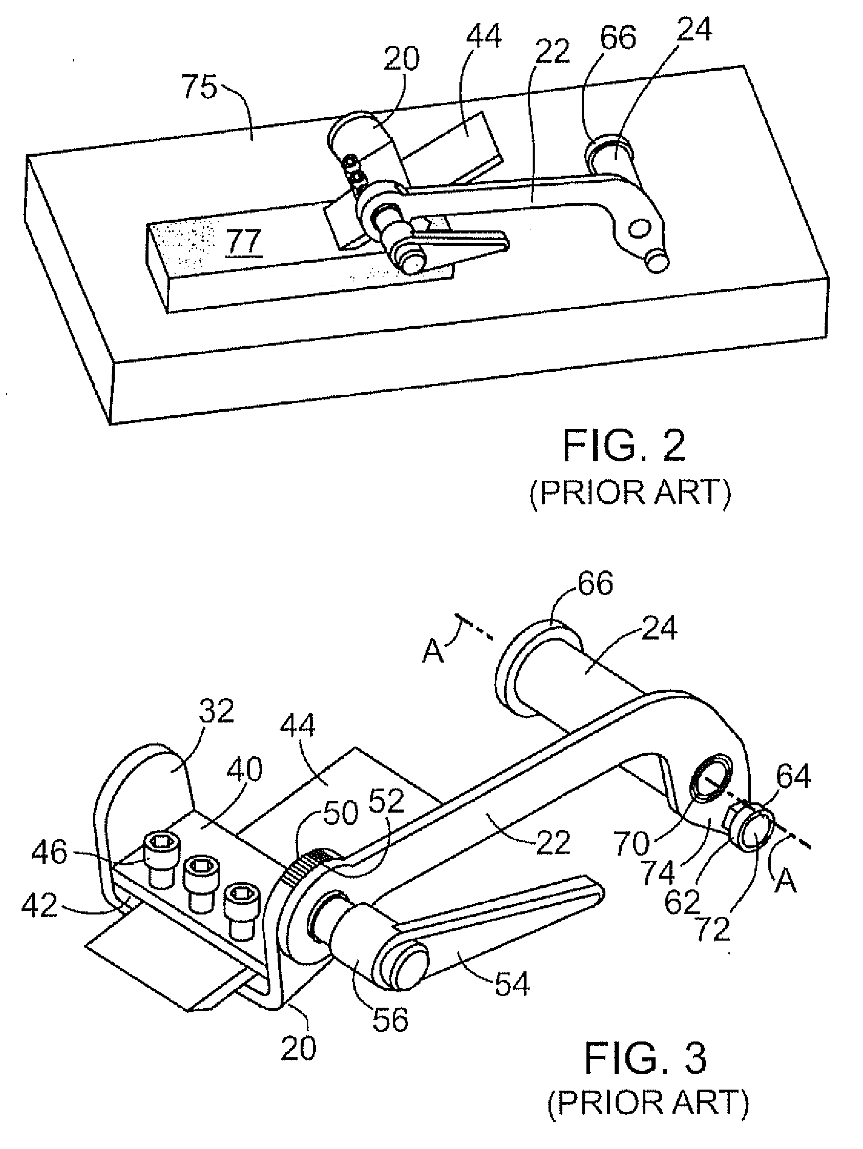 Grinding and honing fixture with clamping jaws