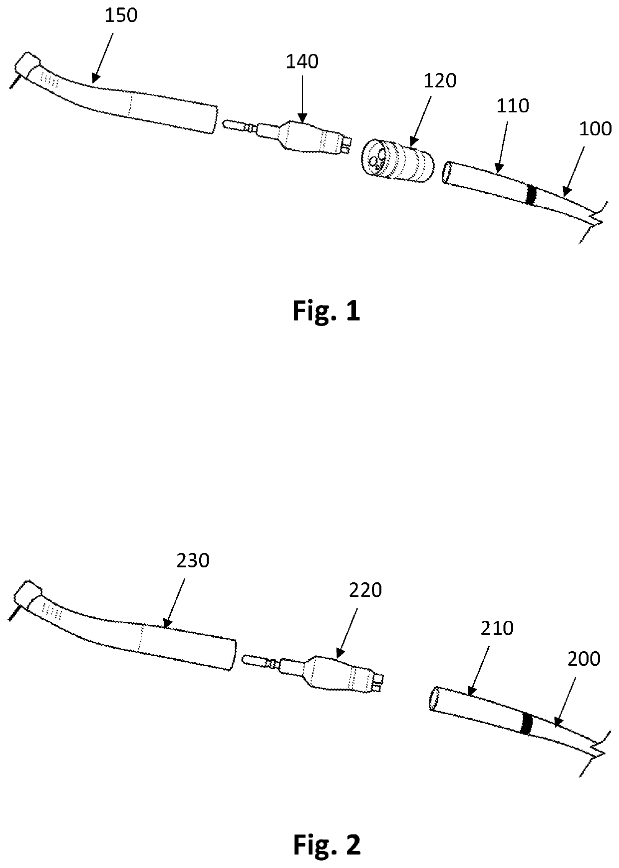 Power generating system for a rotatory dental apparatus