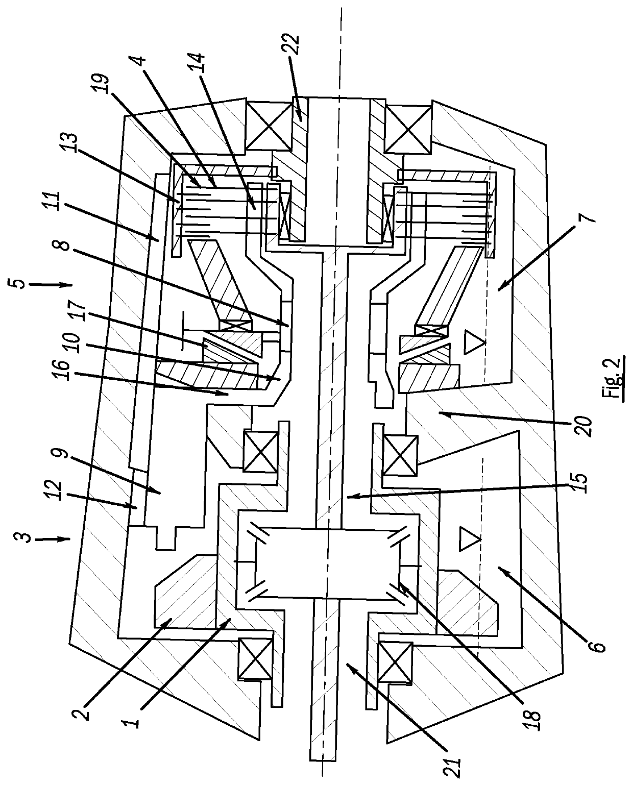 Transfer gearbox device