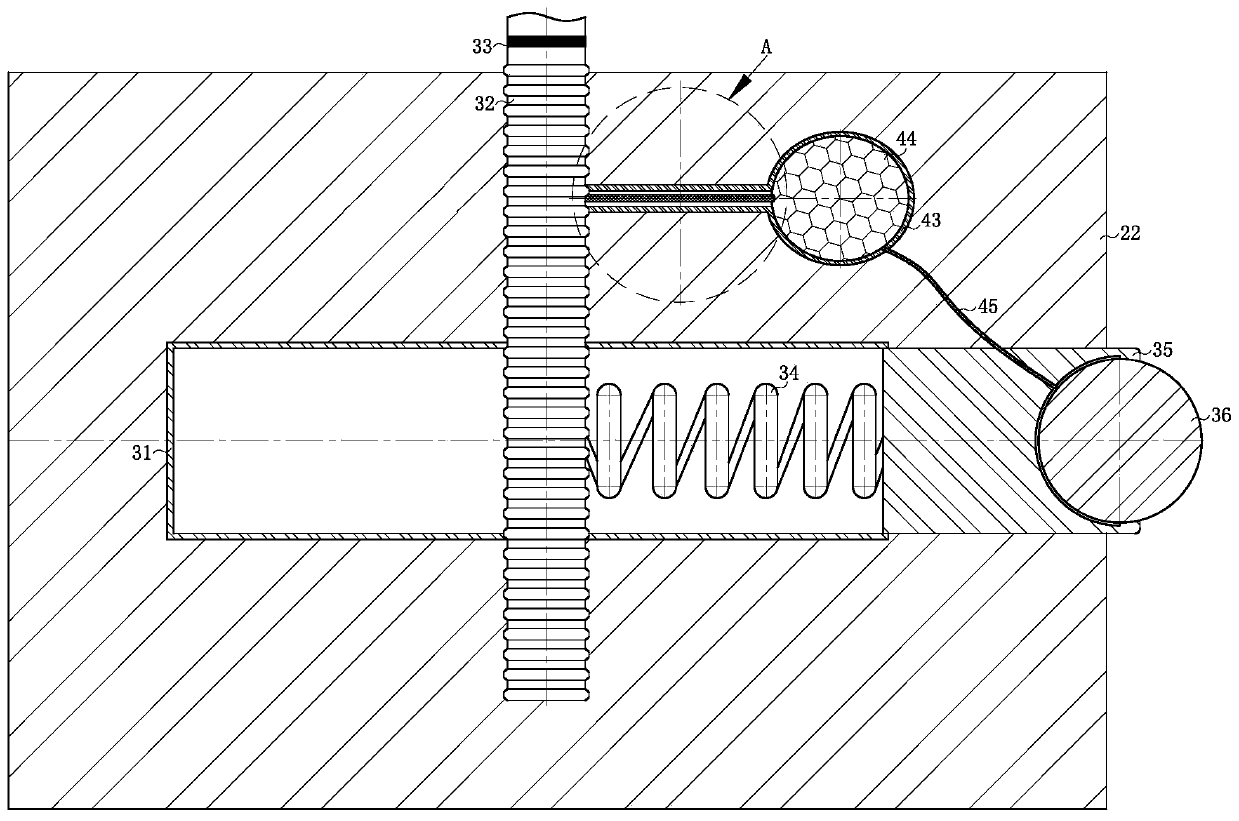 Hollow laminated floor