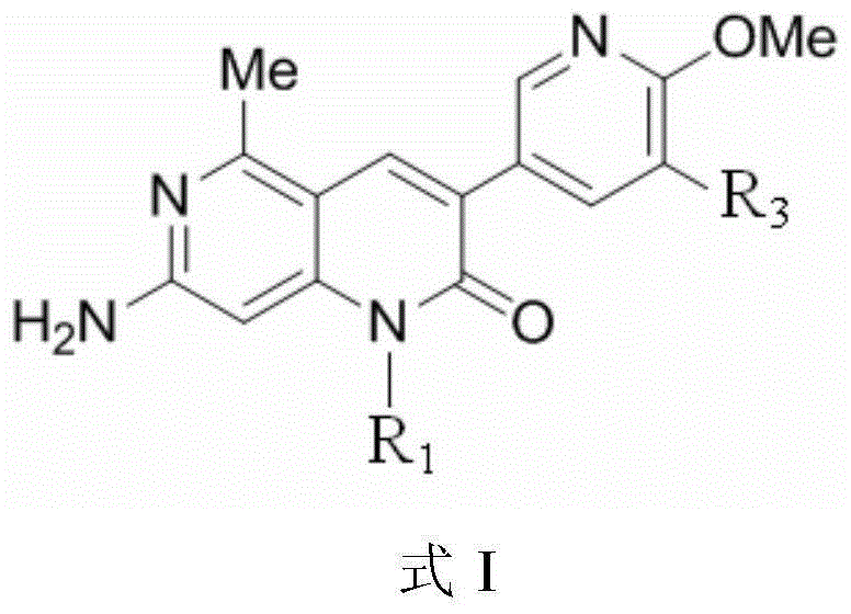 Substituted naphthyridine-2-ketone compound, preparation method, application and pharmaceutical composition