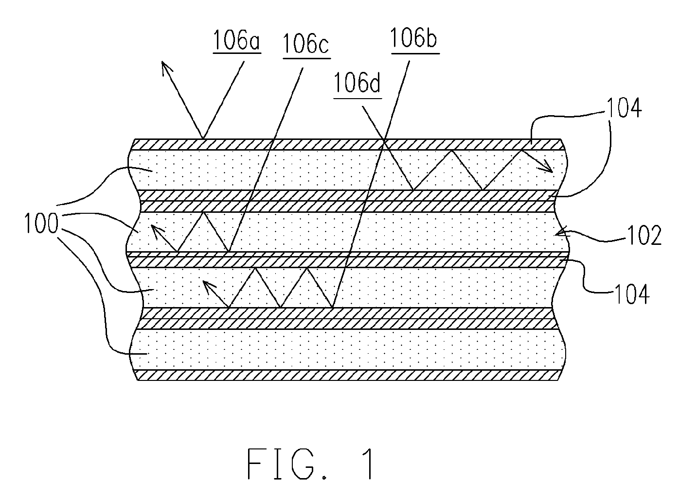 Multilayer structure for absorbing electromagnetic wave and manufacturing method thereof