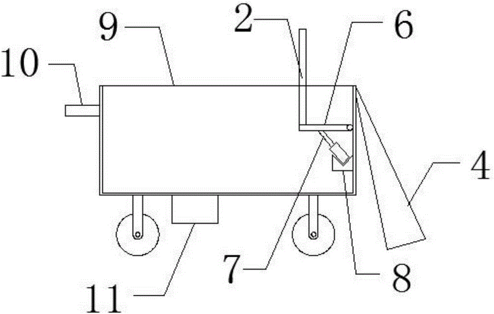 A waste copper pipe collection device