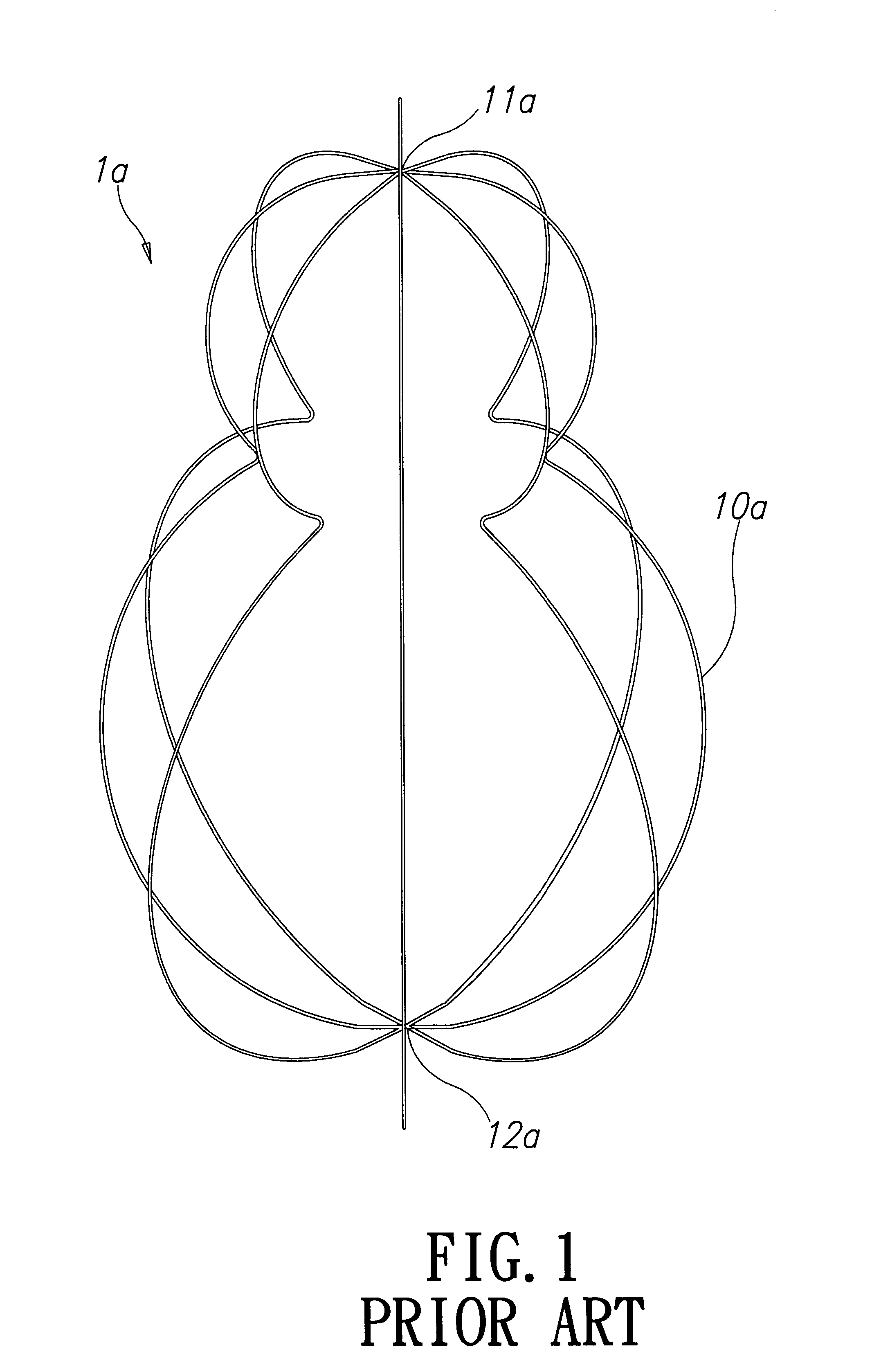 Foldable ornament frame structure