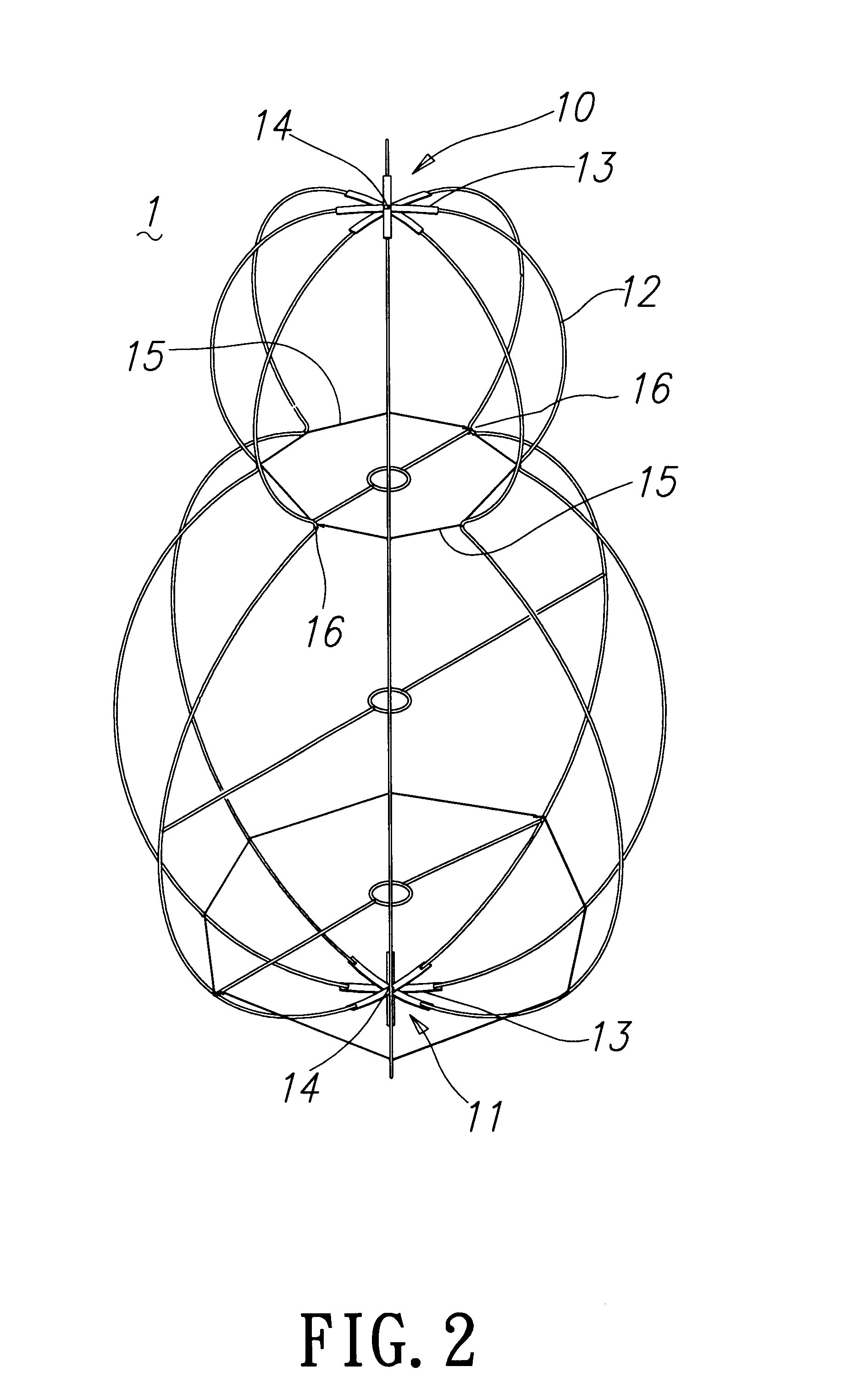 Foldable ornament frame structure