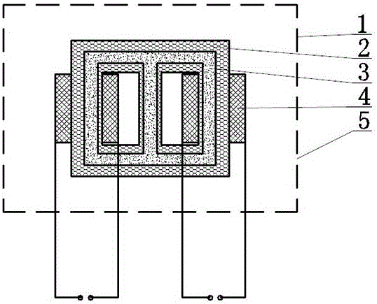 Heat-resistant communication transformer and fabrication method thereof