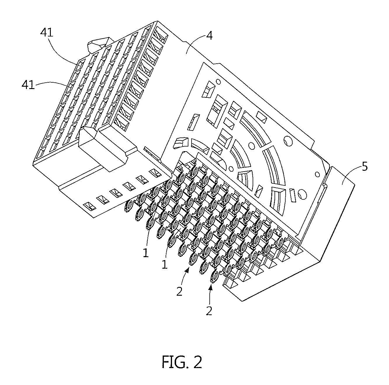 Electrical connector capable of suppressing crosstalk