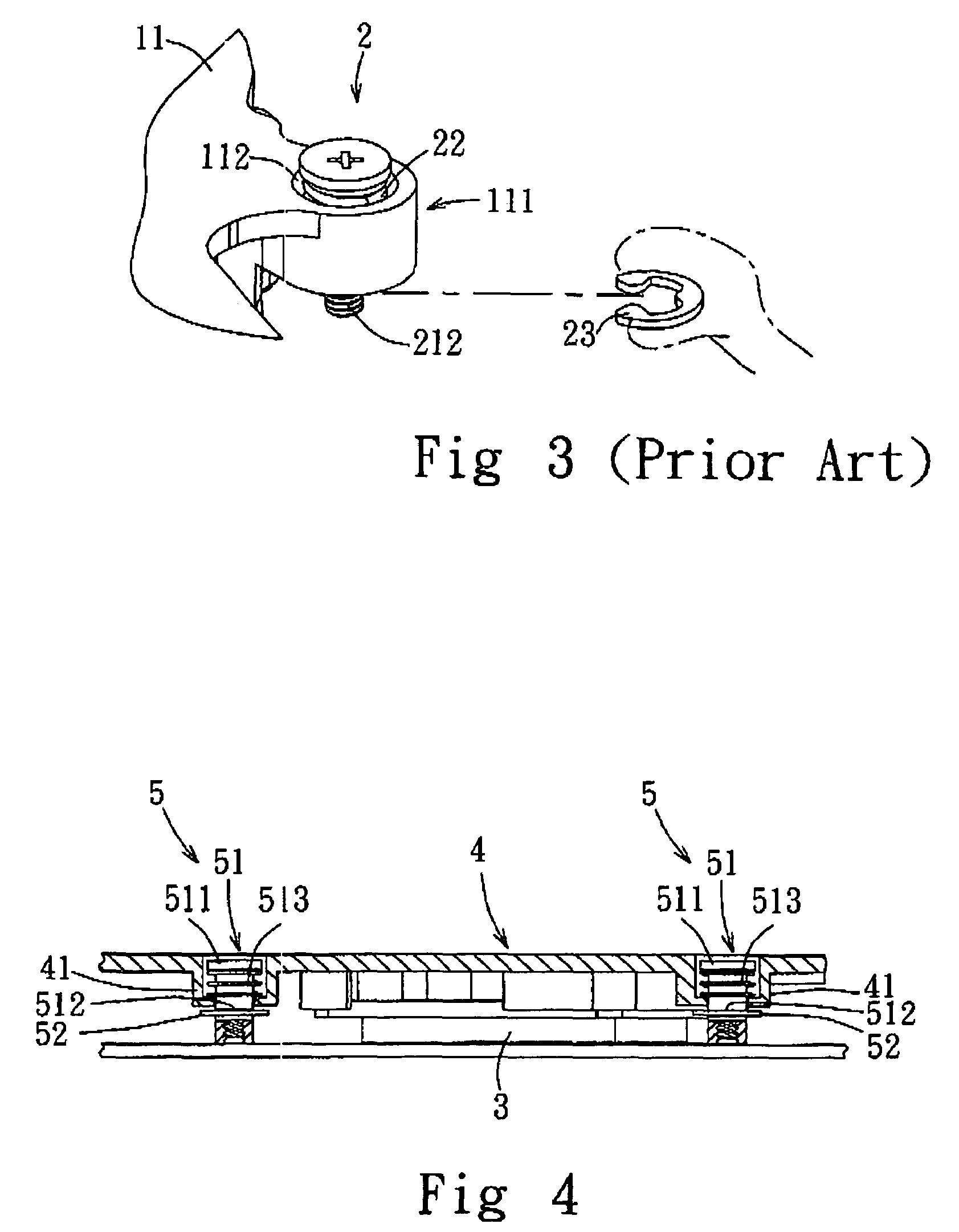 Fixing tool for quickly setting up a secure device