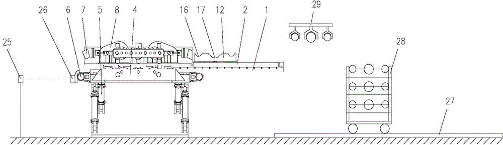 Coal mining system capable of automatically assembling and disassembling drill rod groups