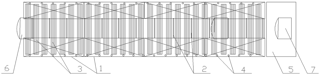 A kind of construction method of steel trestle bridge over water