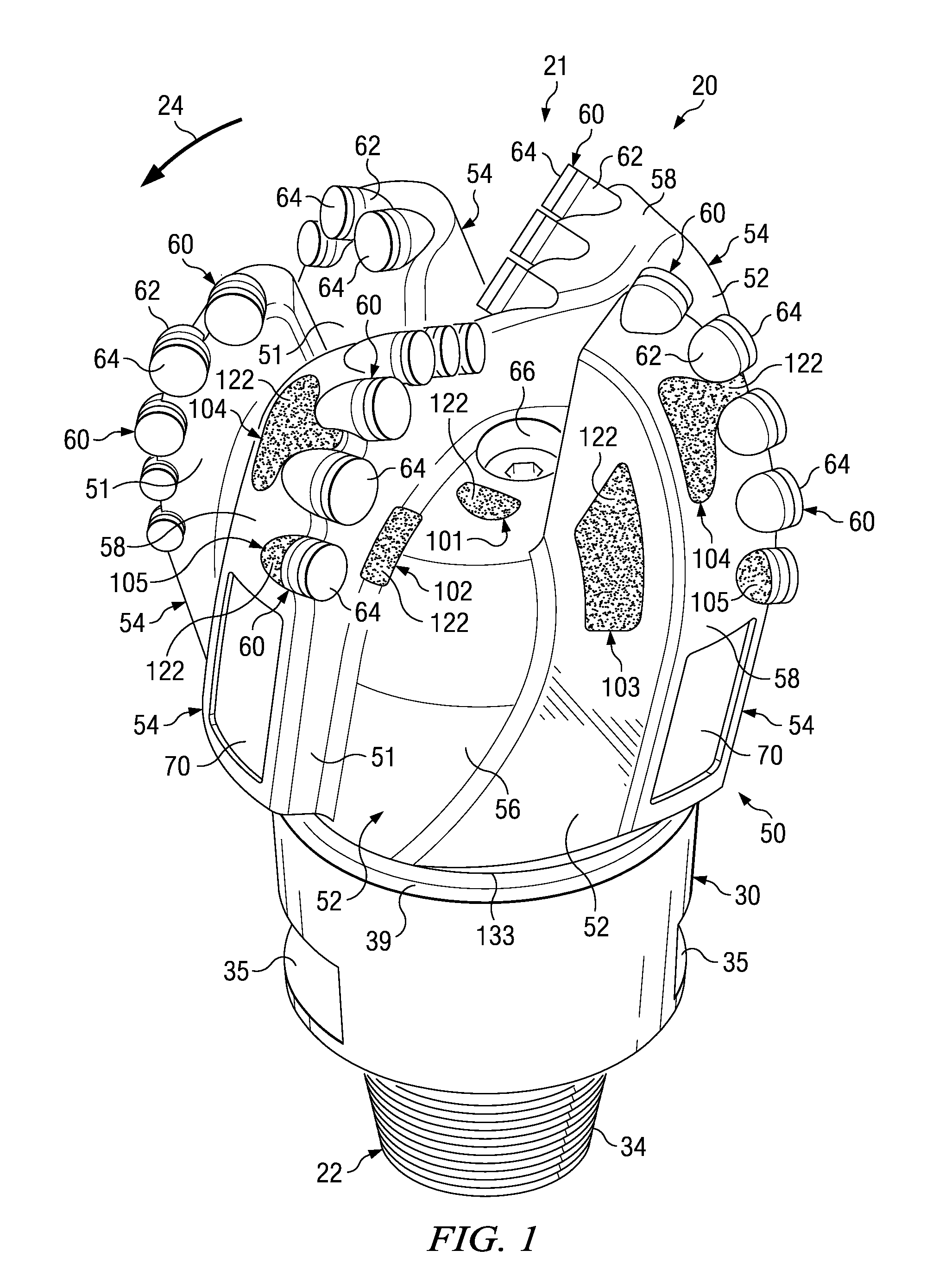 Matrix Drill Bit with Dual Surface Compositions and Methods of Manufacture