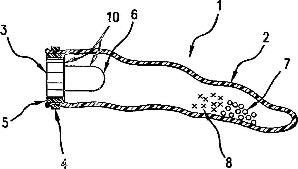 Self-inflating intragastric volume-occupying device