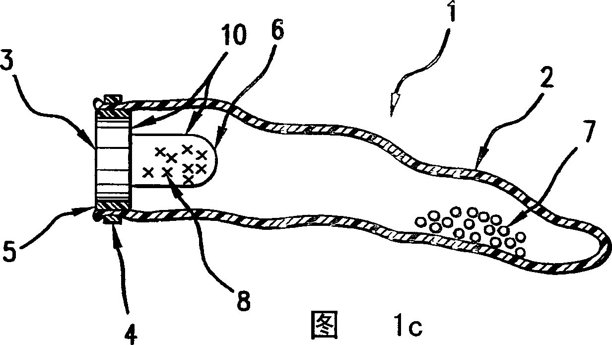 Self-inflating intragastric volume-occupying device