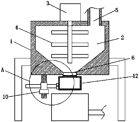 Filtering device for petroleum exploitation