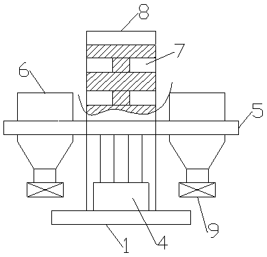 Novel integrated type lifting material-transferring machine