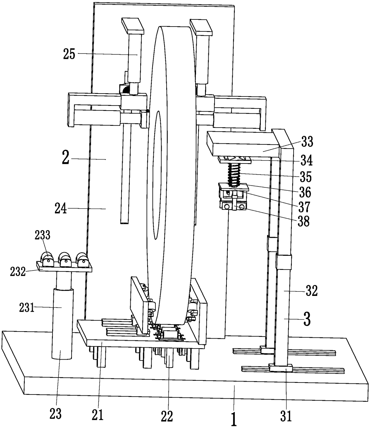 Paving equipment for wood plate processing