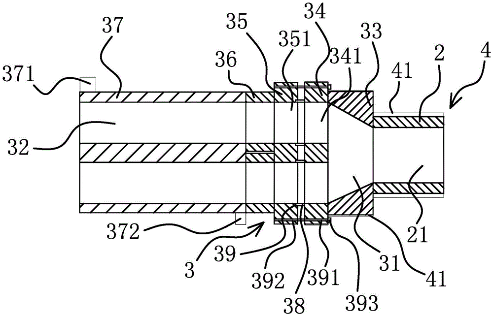 Plastic rod hot pressing extrusion device and hot pressing extrusion method thereof