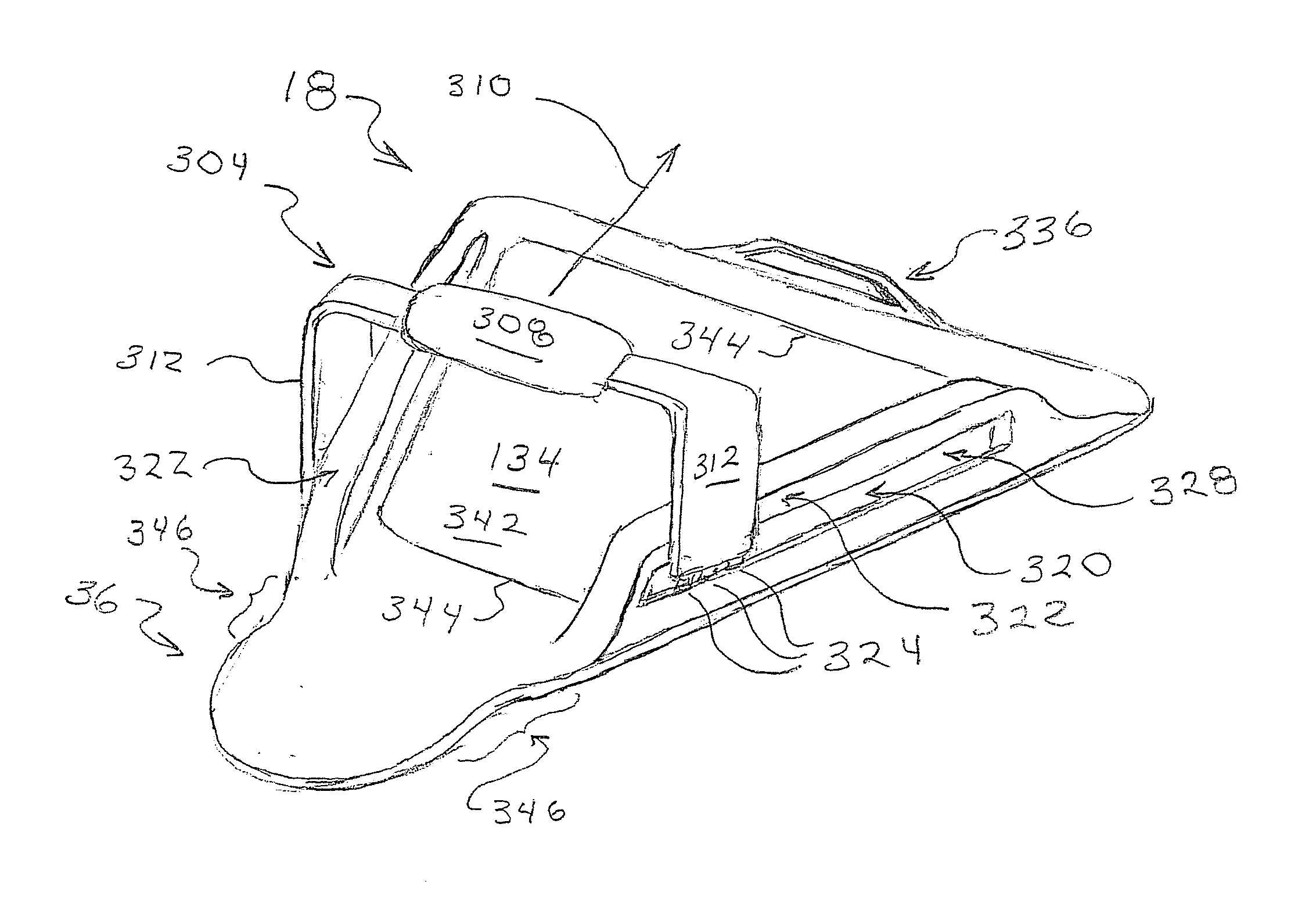 Method and device for inserting a food stuff into a pliable bag