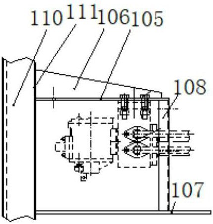Mounting device for hanging type 120-type air control valve