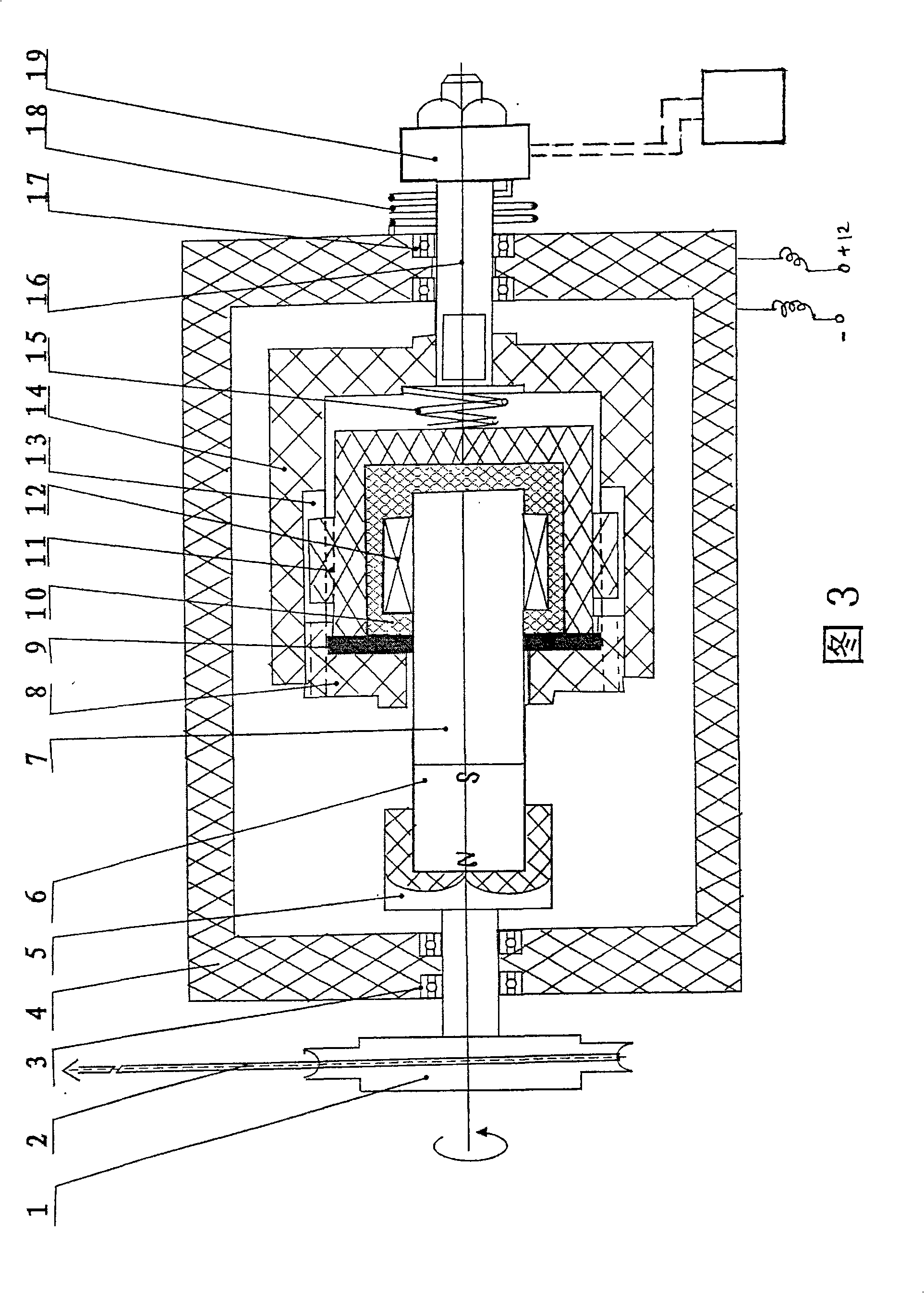Intervention type active speed limiting control device of motor vehicle