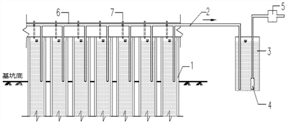 A water storage system using support pipe piles and its construction method