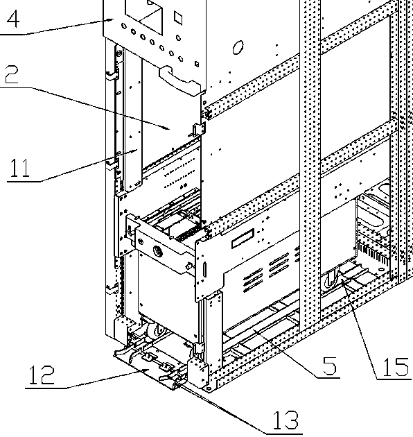 Intelligent direct-current circuit breaker cabinet