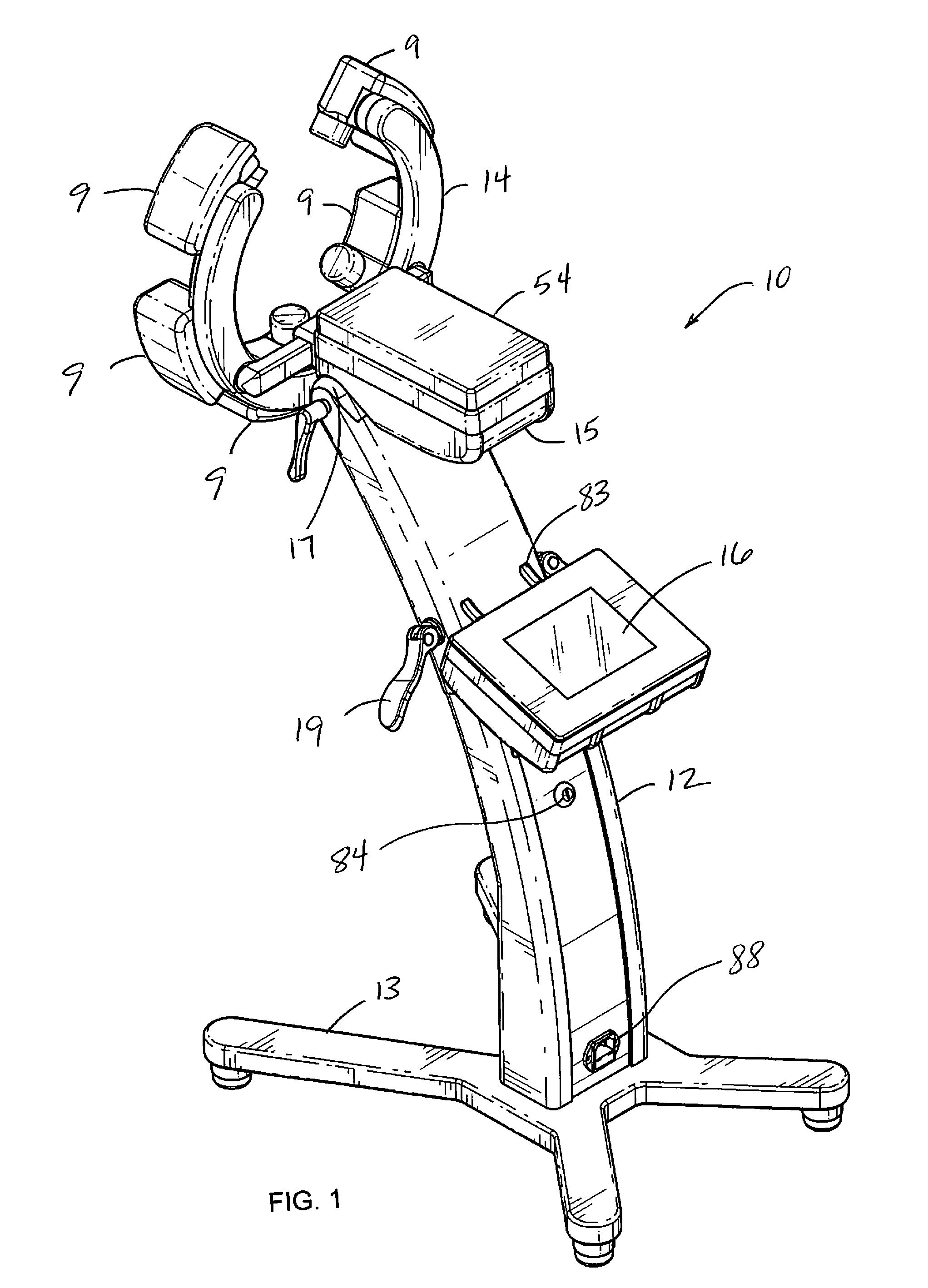 Low level laser therapy device with open bore
