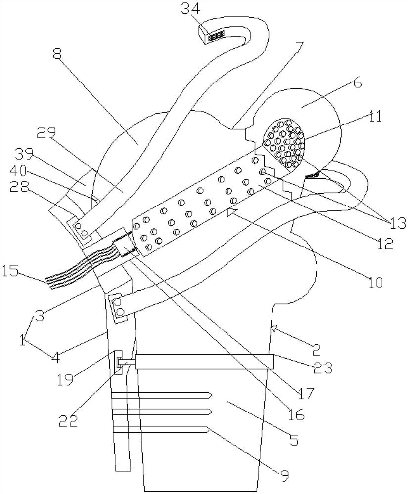 Bone fracture plate fixing device conforming to bone healing process