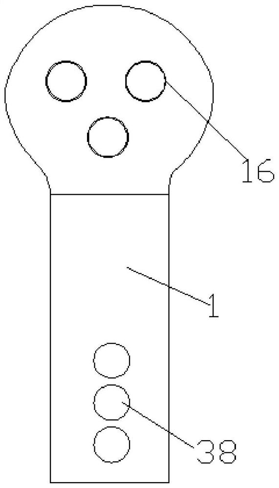 Bone fracture plate fixing device conforming to bone healing process