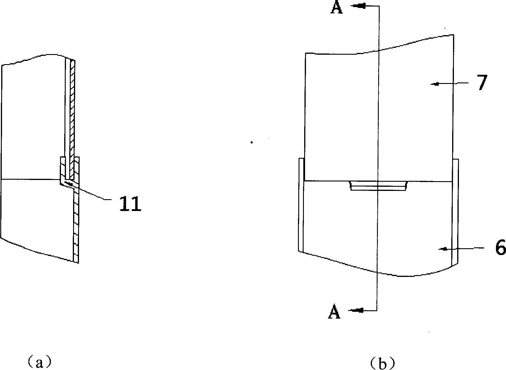 Outer corner structure of wire chase