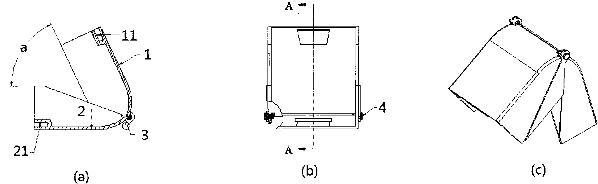 Outer corner structure of wire chase