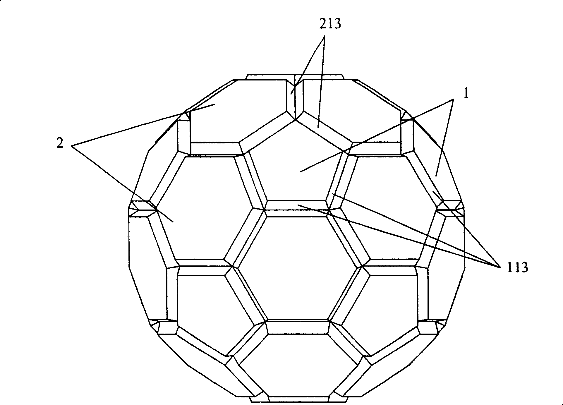 Multifunctional making-up football model