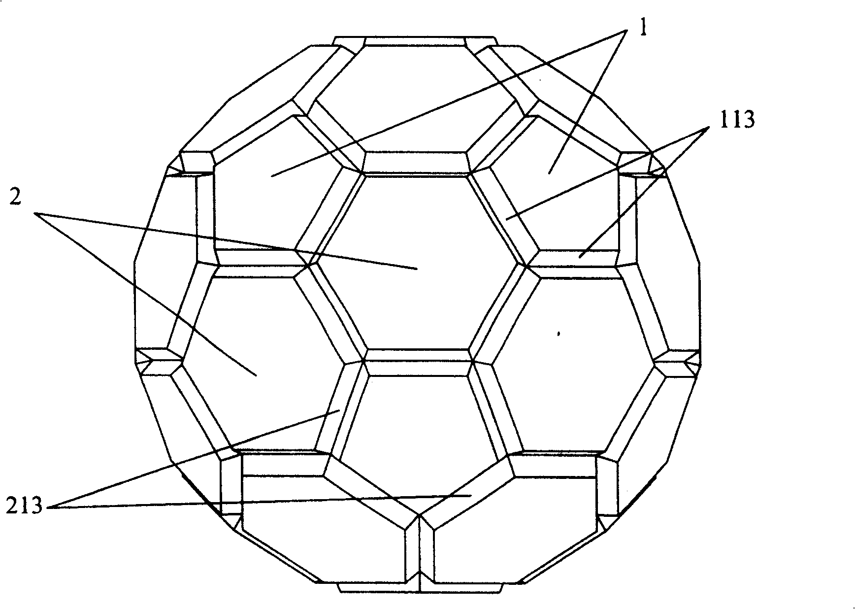 Multifunctional making-up football model