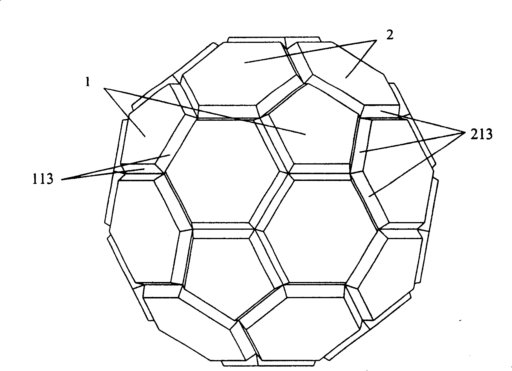 Multifunctional making-up football model