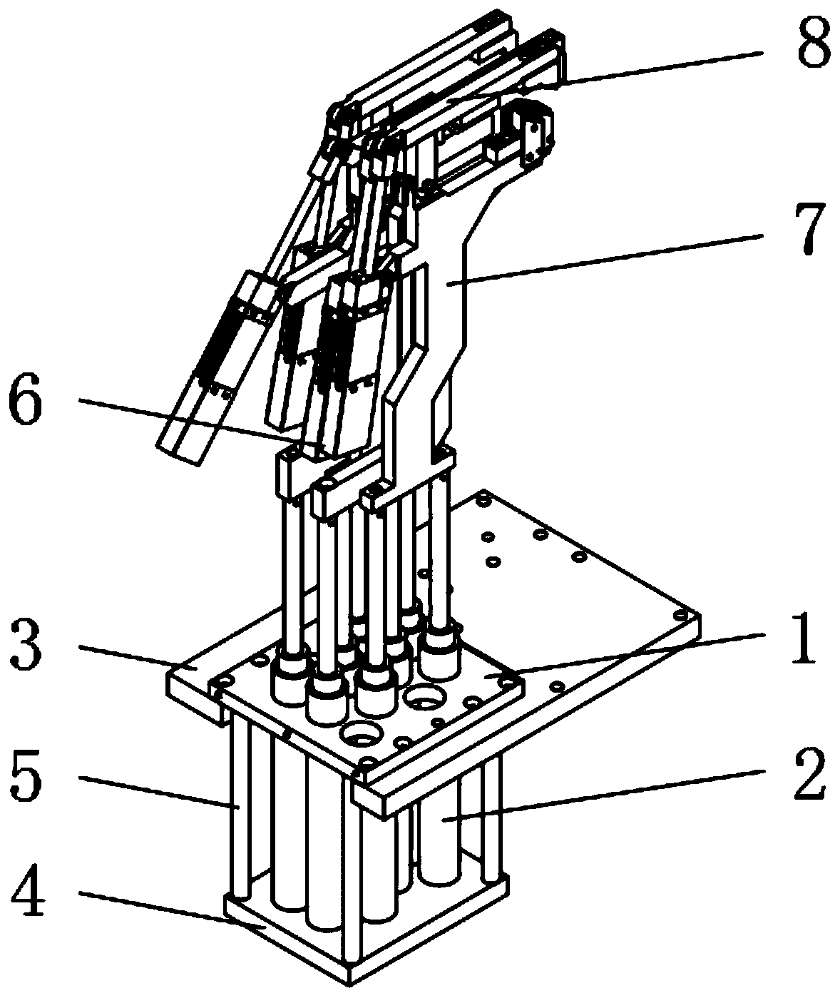 Multiple-unit-form positioning mechanism