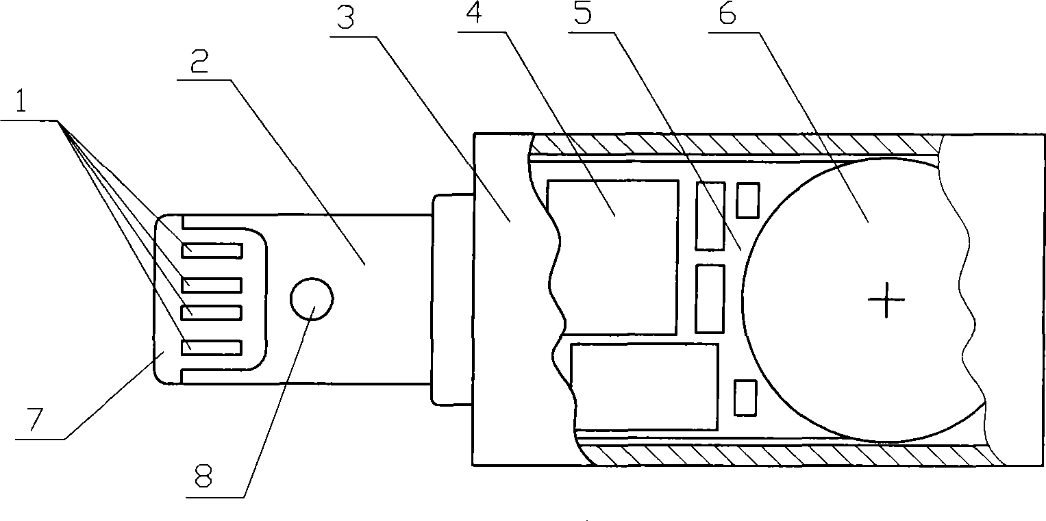 Self-resetting intelligent rotating lock core with power supply from key, and its matched lockset and key