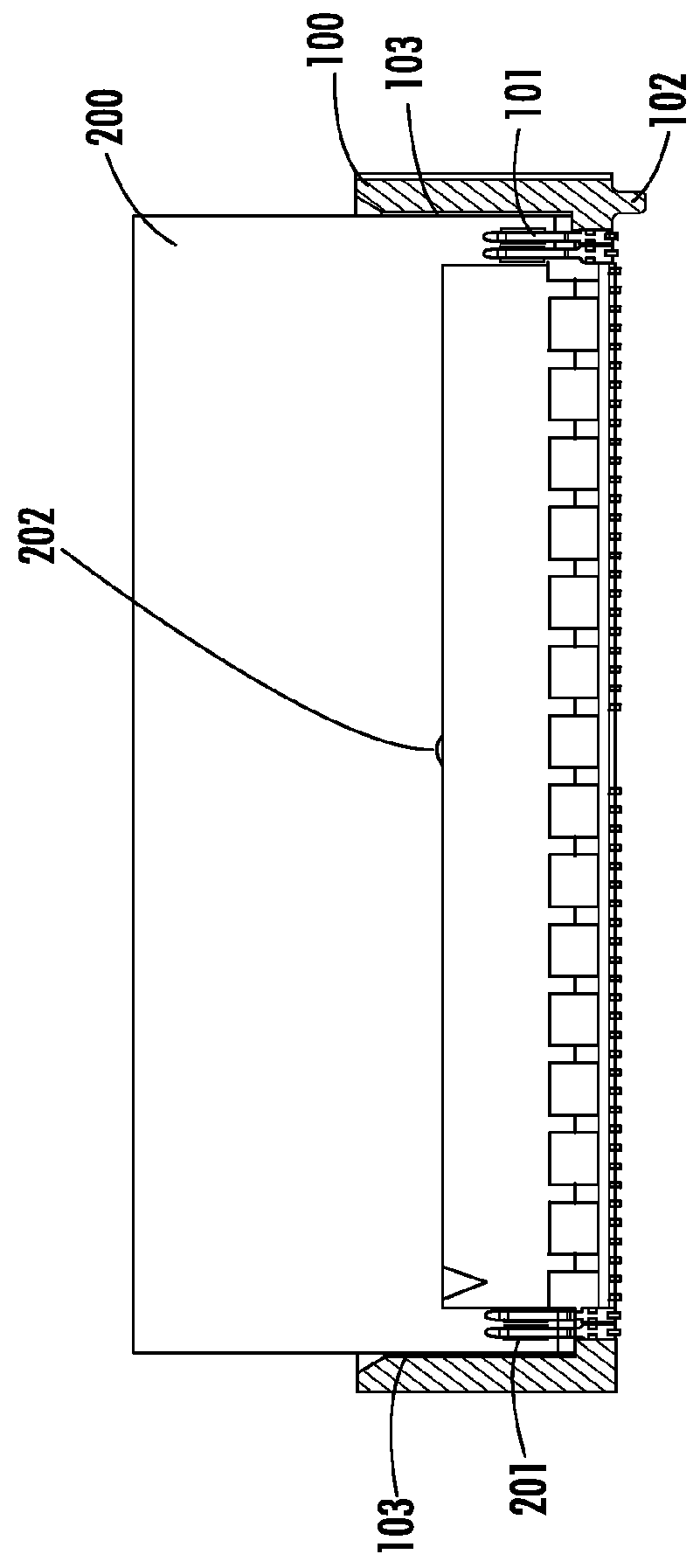 Edgecard connector with common-end datum to reduce misalignment tolerances