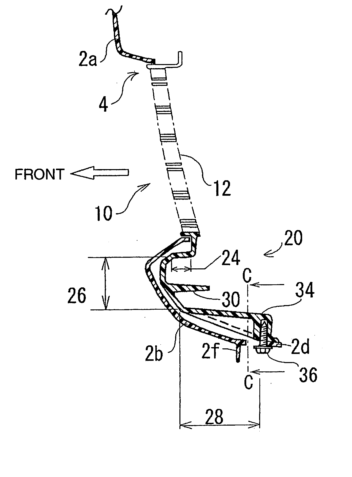 Automobile bumper structure