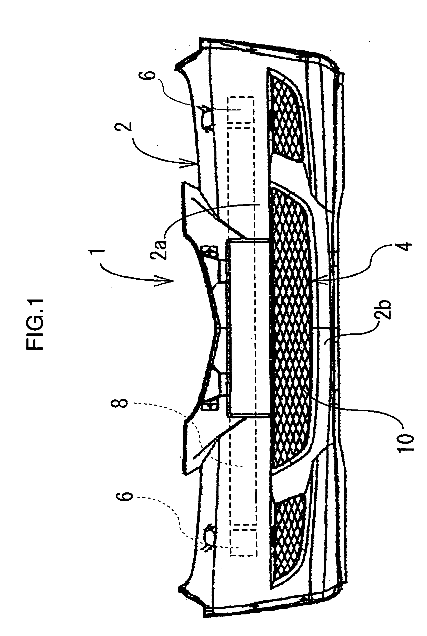 Automobile bumper structure