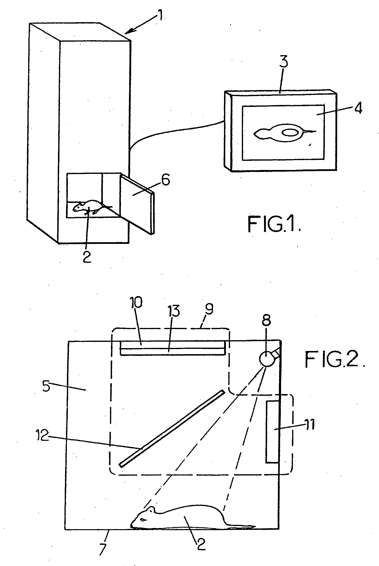 Device and process for luminescence imaging