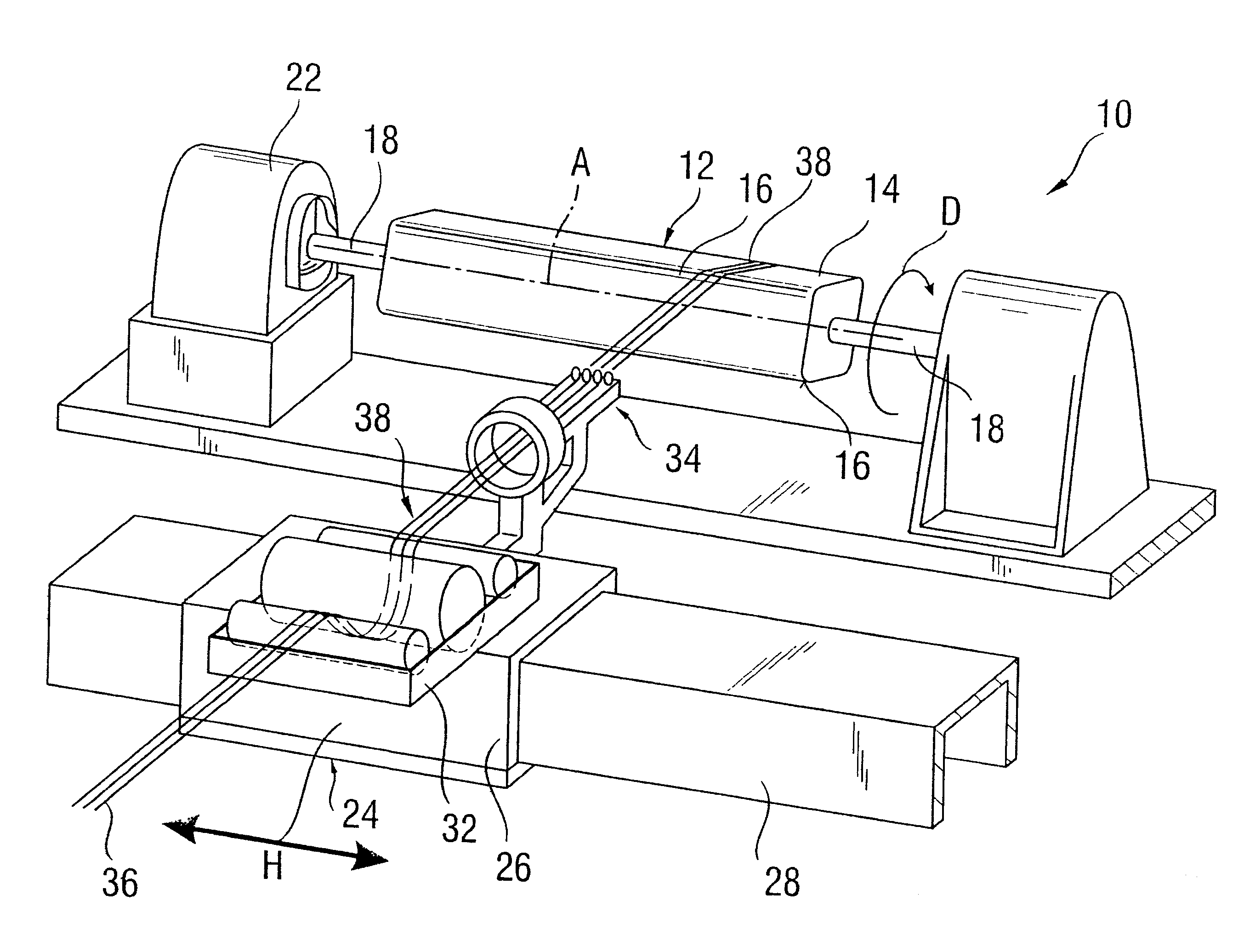 Sliding element procedure and device for its production