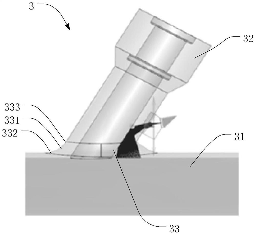 Nuclear power station BOSS head welding seam detection method, system, equipment and medium