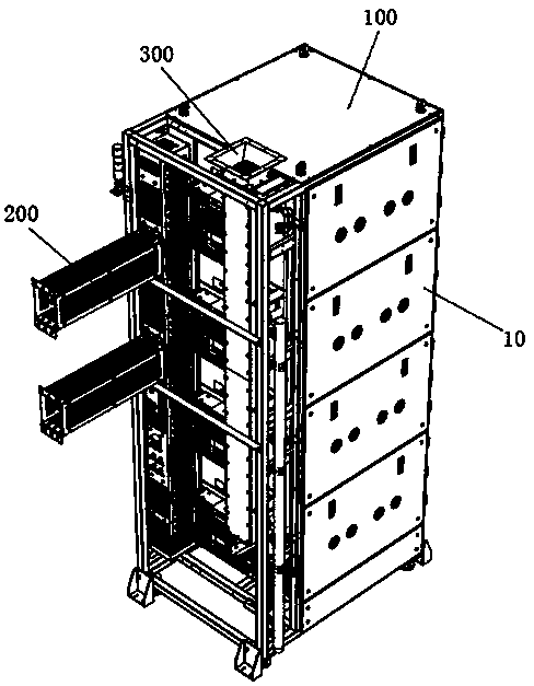 A two-way negative pressure forming needle bed