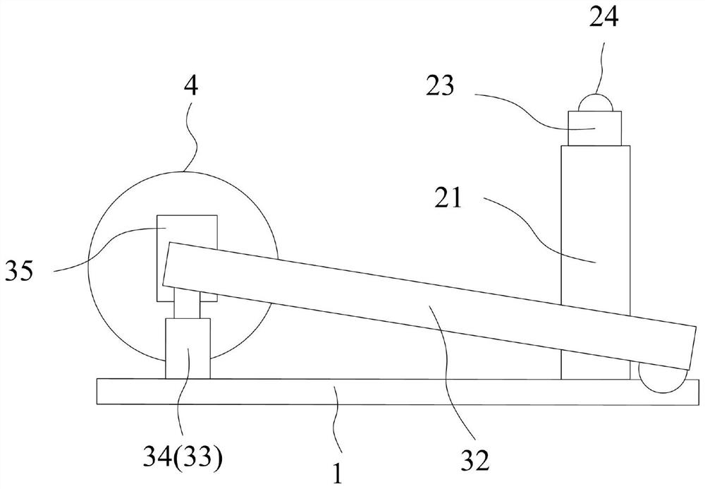 a wire take-up device