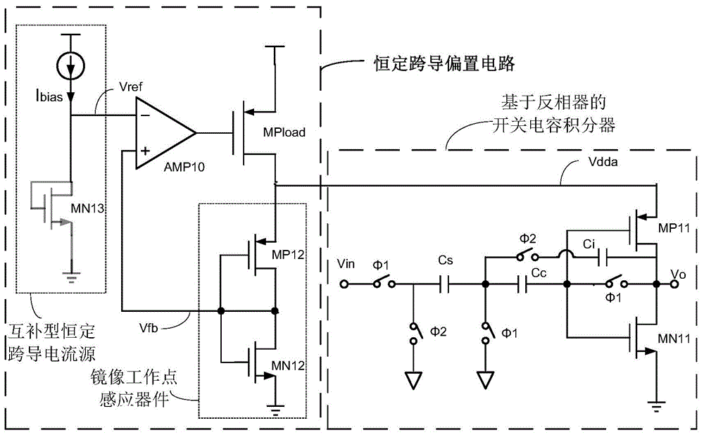 Constant trans-conductance bias circuit for C-type inverter