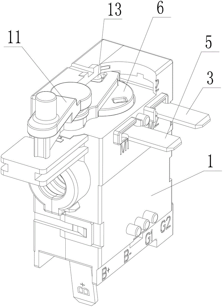Switch reversing device in electric tool