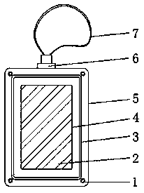 Waterproof cover structure for electronic product