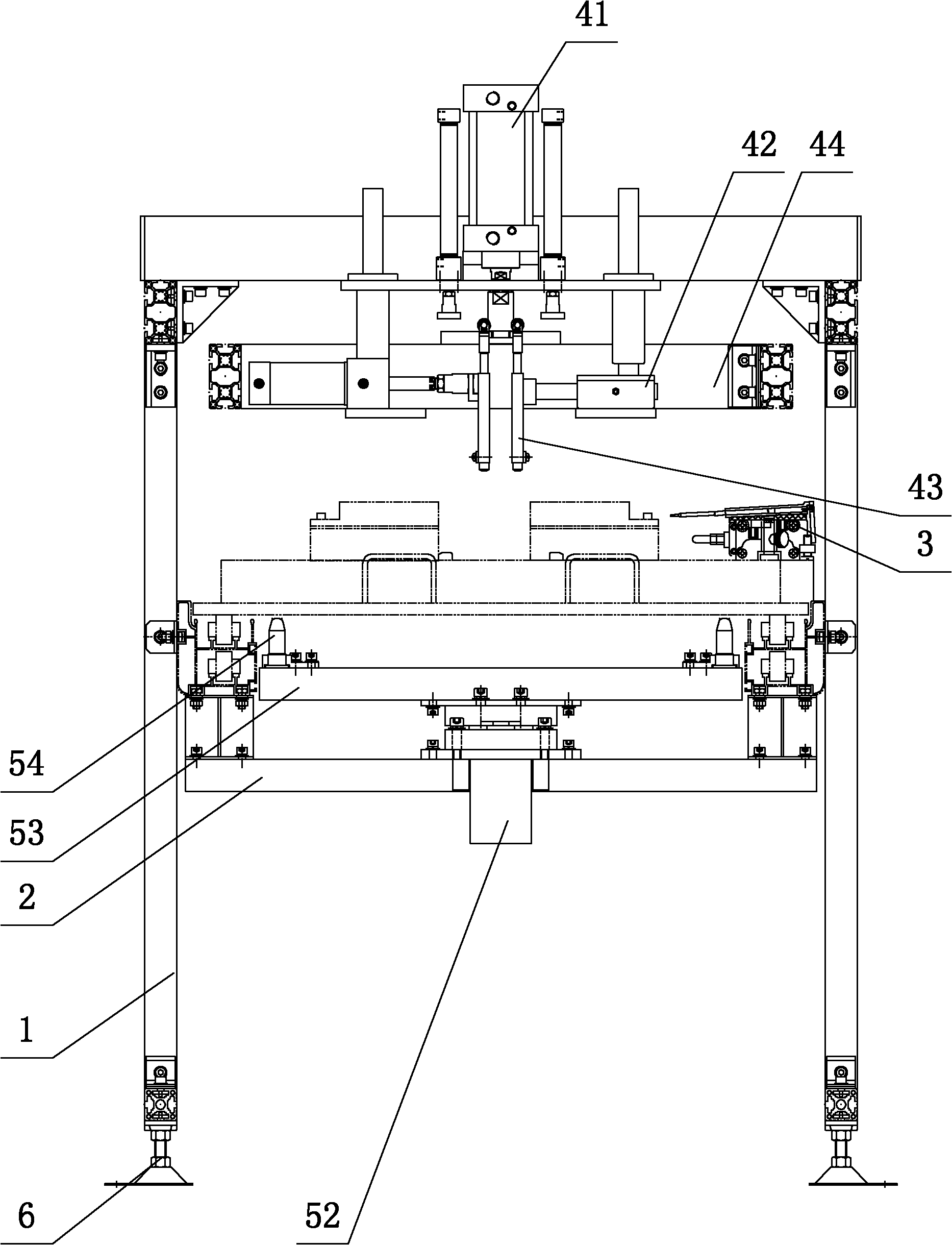 Terminal combined type automatic wire connecting and disconnecting device for electric energy meter