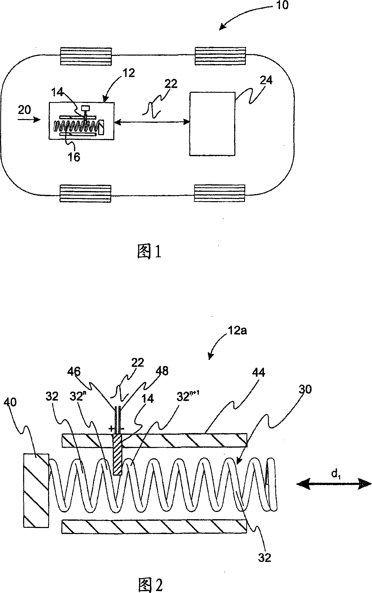 Vehicle with piezo firing spring assembly