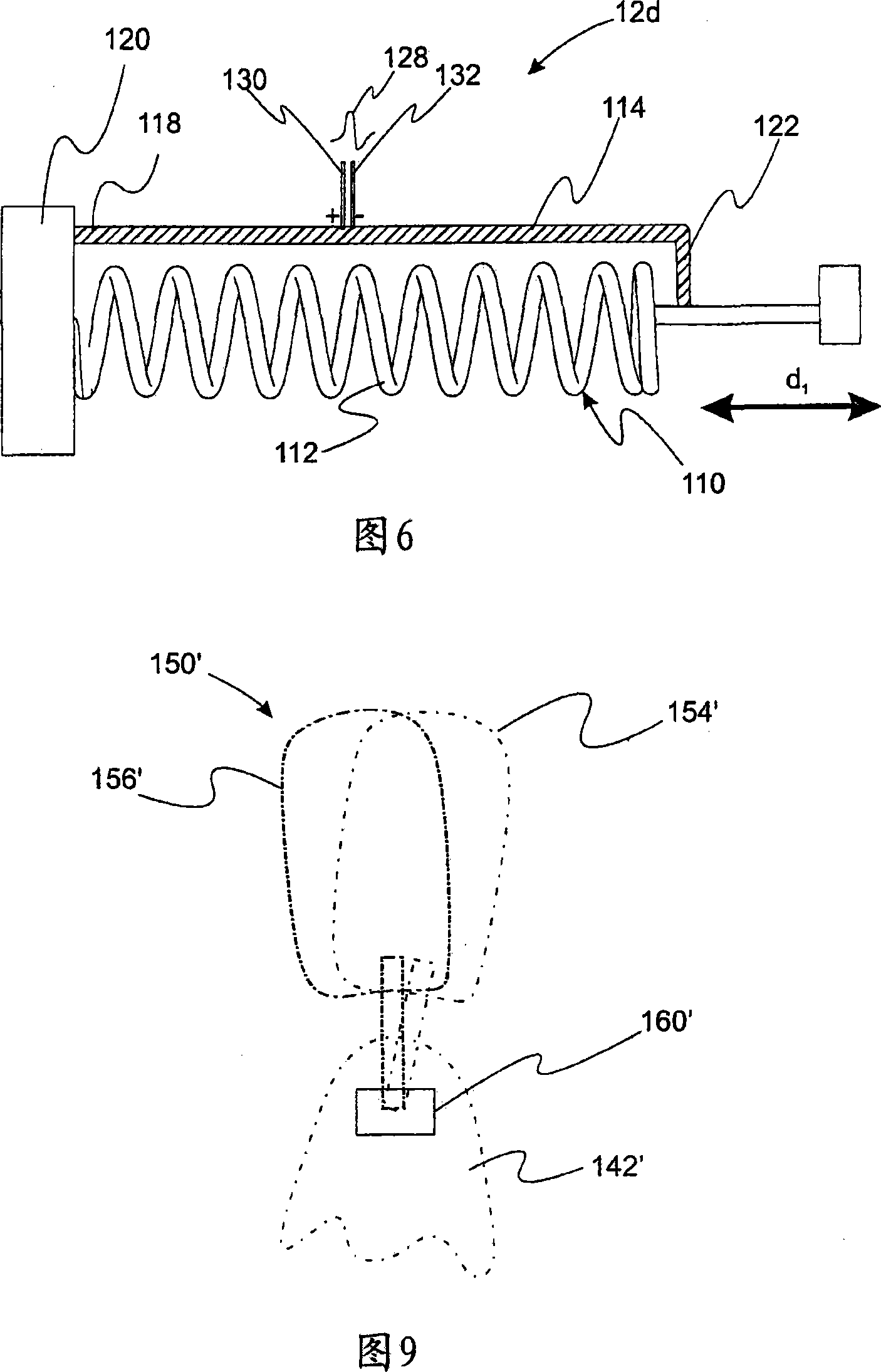 Vehicle with piezo firing spring assembly